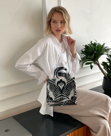 Шелковый тоут Petit (S) MAXIMUM NAVITAS! (Полный вперед!) MAXIMUM.NAVITAS/S